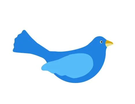 Blue bird vector Stock Illustration