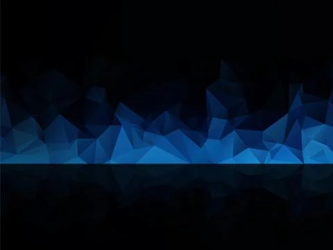 Blue black abstract background Stock Illustration