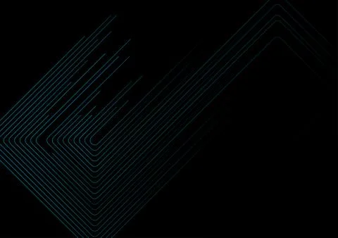 Blue black minimal lines abstract futuristic tech background イラスト素材