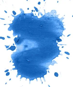 Blue blot Stock Photos