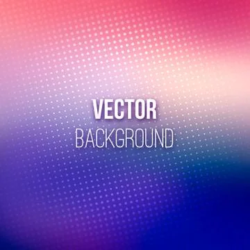 Blue Blurred Background With Halftone Effect Stock Illustration