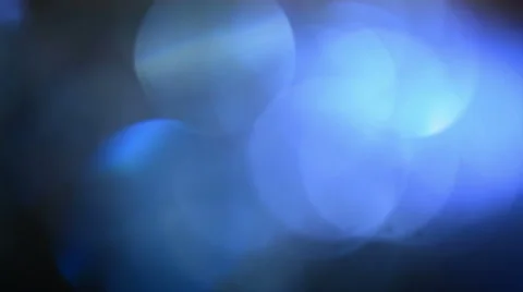 Blue, blurred, bokeh lights background-1080p loop Stock Footage 64337967