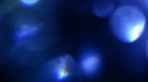 Blue, blurred, bokeh lights background-1080p loop Stock Footage 64341632