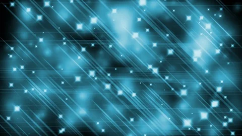 Blue Blurred Lights and Rays of Light Video stock 86041571