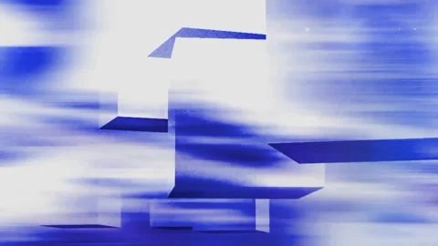 Blue Blurred Square Particles Animation Loop  Stock Footage 231722515