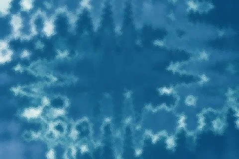 Blue blurry gradient background with glass texture, design pattern template イラスト素材