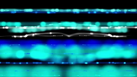 Blue blurry lights motion background Stock Footage 71164142