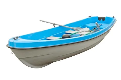 Blue boat 写真素材