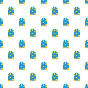 Blue bodyboard pattern creating a seamless background design Stock Illustration