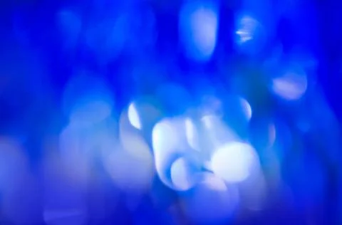 Blue bokeh abstract background. Foto stock