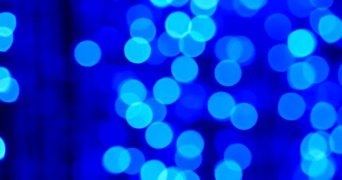 Blue Bokeh abstract blurred background music festival stage show rock performanc Stock Footage 287960521