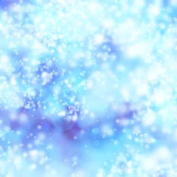 Blue bokeh abstract light background. Beautiful vector illustration Stock-Illustration