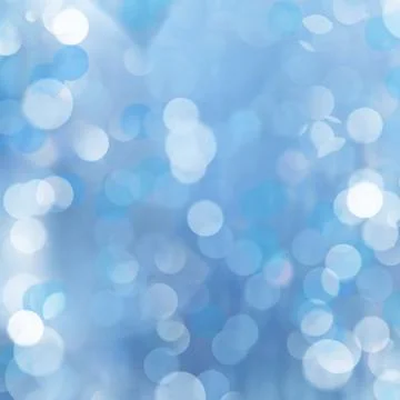 Blue bokeh abstract light background. Stock Illustration