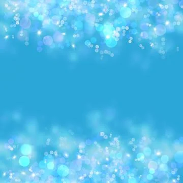 Blue bokeh abstract light background Illustrazione stock