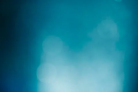 Blue bokeh abstract light background Stockfoto's