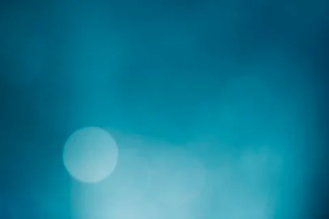 Blue bokeh abstract light background Stockfoto's