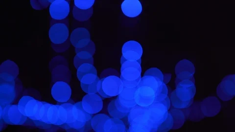 Blue bokeh abstract light backgrounds Stock Footage 119557369