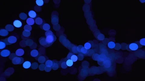 Blue bokeh abstract light backgrounds Stock Footage 119638016
