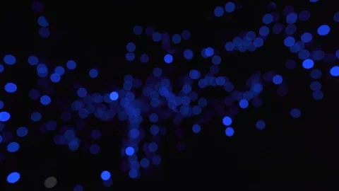 Blue bokeh abstract light backgrounds Stock Footage 119638321