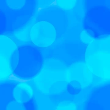 Blue bokeh abstract seamless pattern Stock Illustration