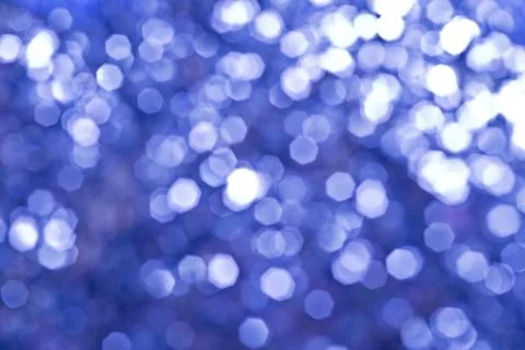 Blue bokeh background created by lights Stock Photos