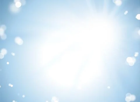 Blue bokeh background Stock Illustration