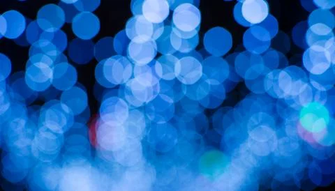 Blue bokeh background. Stock Illustration