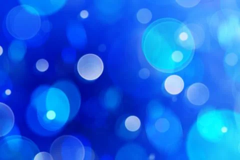 Blue bokeh background. Foto stock