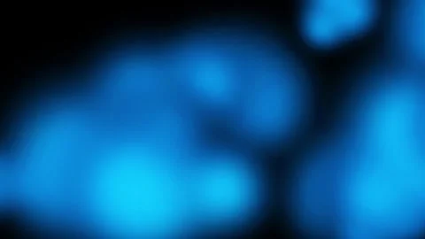 Blue Bokeh Cells Dark Background Abstract Loop 動画素材 339639188