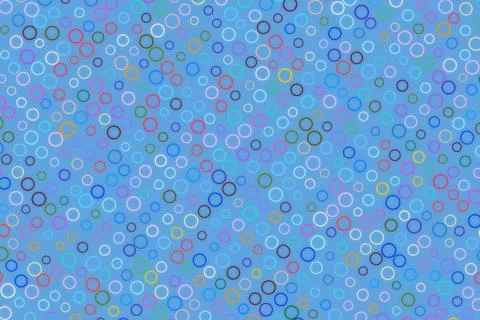 Blue bokeh circles pattern with glowing effect Stock Photos