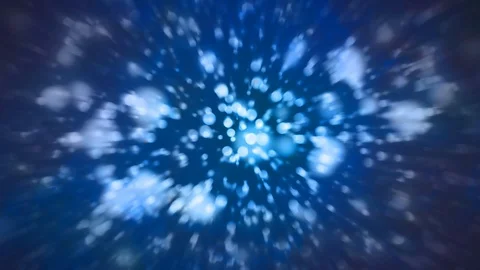 Blue Bokeh Effect Background 스톡 동영상 90176364