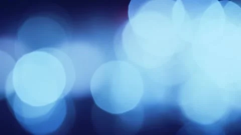 Blue bokeh as holiday background, abstract overlay and festive lights effect as Stock Footage