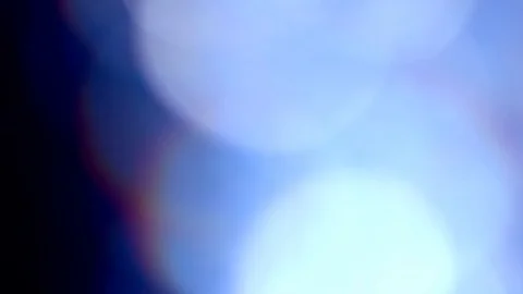 Blue bokeh light effect abstract background, animation of sparkle circles Stock Footage 125636940