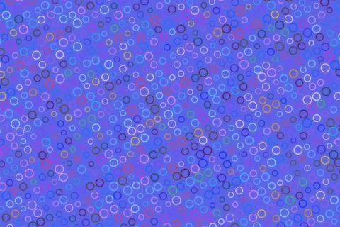 Blue bokeh lights pattern with circles and soft glow Stock Photos
