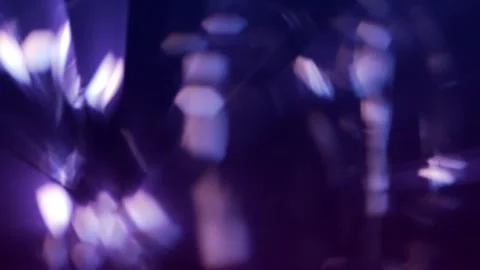 Blue Bokeh Lights. Video in Loop Stock Footage 343429147