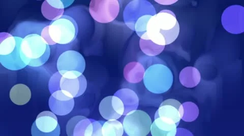 Blue Bokeh Motion Abstract Background Stock Footage 12731290