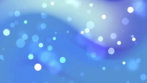 Blue bokeh particle background features bright abstract ethereal light circles. Stock Footage 342405872
