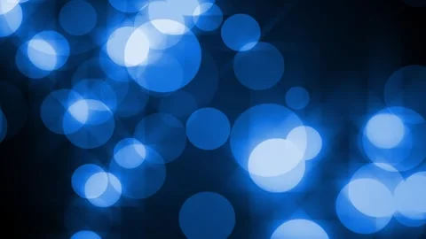 Blue Bokeh particles abstract background with shining Blue Floating Dust Par Stock Footage 283980751