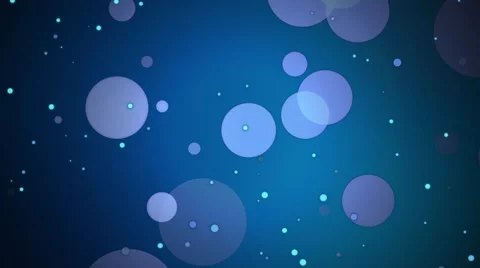 Blue Bokeh Particles Background Loop Stock Footage 46198153