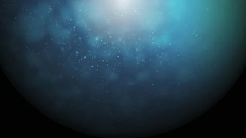 Blue bokeh particles glitter awards dust gradient abstract background Stock Footage 234265481