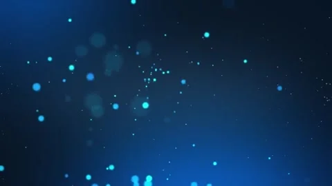 Blue bokeh particles glitter awards dust gradient abstract background. Stock Footage 280332819
