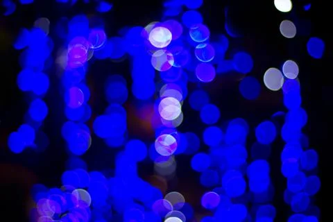 Blue  bokeh Stock Photos