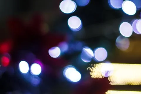 Blue  bokeh Stock Photos