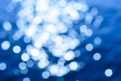 Blue bokeh Stock Photos