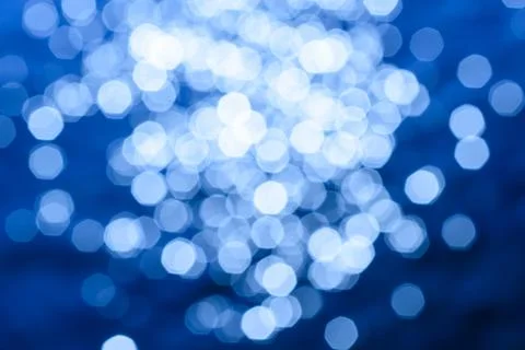Blue bokeh Stock Photos