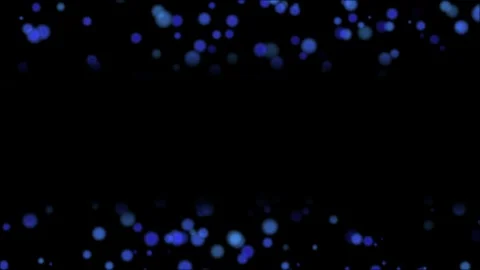 Blue Bokeh Sparkles Border Stock-Footage 90235808