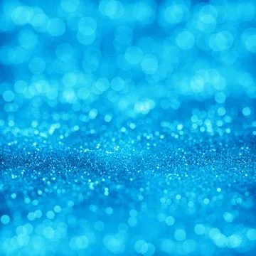 Blue bokeh texture with defocused lights Stock Illustration