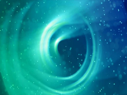 Blue Bokehs Spiral Stock Footage 73617375