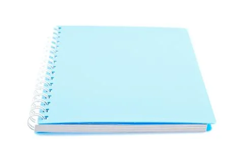 Blue book isolated Stock Photos