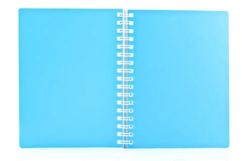 Blue book isolated Stock Photos